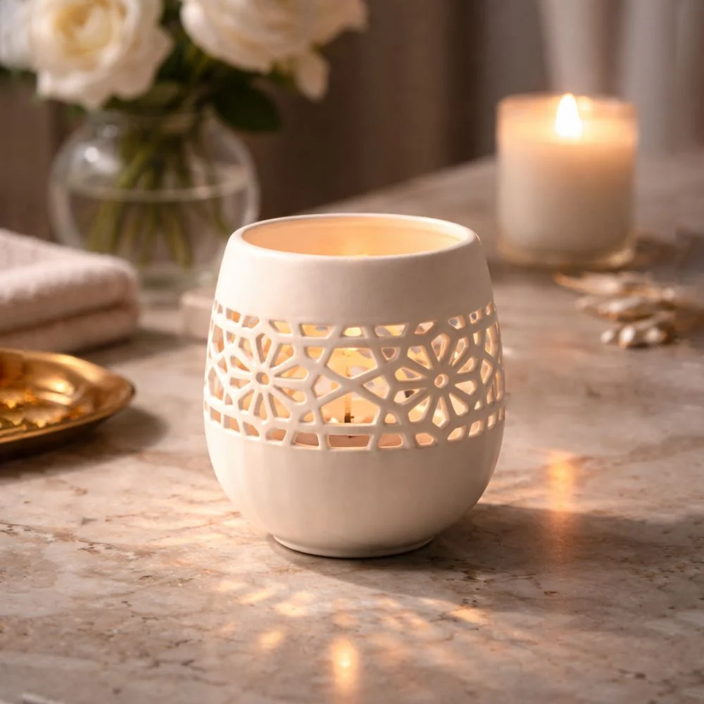 Designer Ceramic Candle